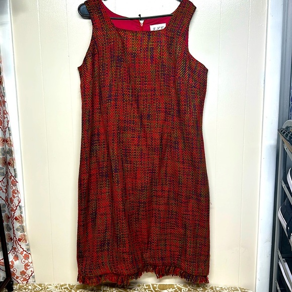 JLC Tweed Dress Sz14 - Picture 1 of 9